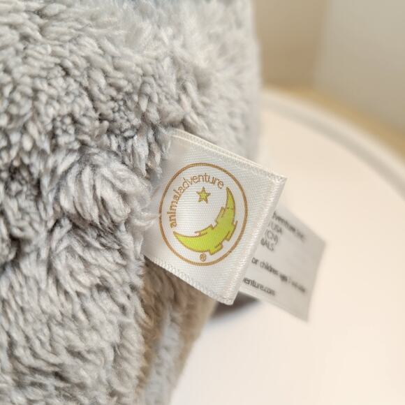 Gray Bunny Rabbit Plush Stuffed Animal 18" Holding Carrot Animal Adventure - Picture 10 of 16